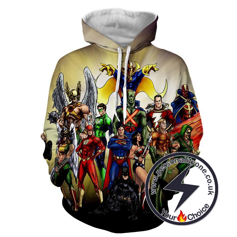 Justice League - Justice League 3D - Justice League Hoodies